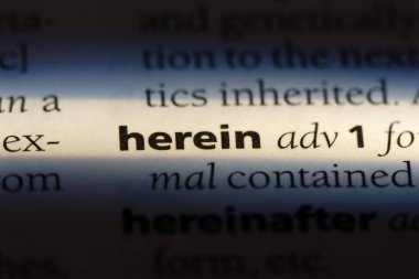 Burada bir sözlükte kelime. Burada kavram.