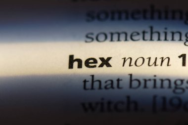 bir sözlüğü'ndeki onaltılı sözcüğü. onaltılık kavramı.