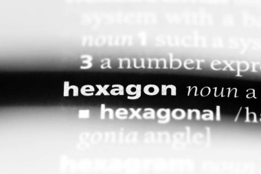 altıgen Word'de bir sözlük. altıgen kavramı.