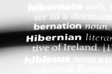 Hibernian Word'de bir sözlük. Hibernian kavramı.