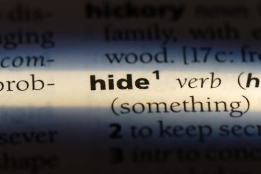 bir sözlüğü'ndeki sözcüğü gizle. kavram gizle.