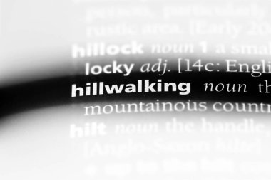 Dağcılık Word'de bir sözlük. Dağcılık kavramı.