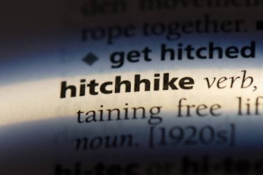 bir sözlüğü'ndeki sözcüğü otostop. Otostop kavramı.