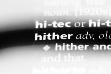 Buraya tek kelimeyle bir sözlük. Buraya kavramı.