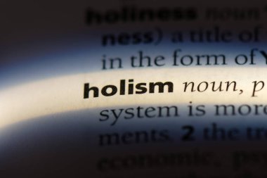 Holism Word'de bir sözlük. Holism kavramı.