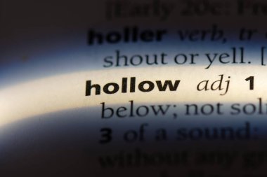 içi boş kelime sözlüğe. içi boş kavramı.