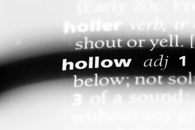 içi boş kelime sözlüğe. içi boş kavramı.