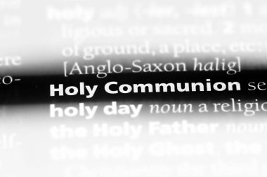 Komünyon Word'de bir sözlük. Komünyon kavramı.