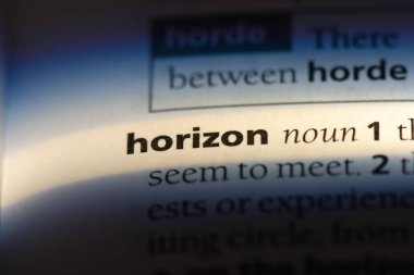 ufuk Word'de bir sözlük. ufuk kavramı.