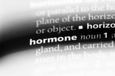 hormonu sözcük sözlüğe. hormon kavramı.