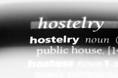Hostelry sözcük sözlüğe. Hostelry kavramı.