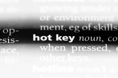 sıcak anahtar sözcük sözlüğe. sıcak anahtar kavram.