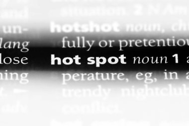 sıcak nokta Word'de bir sözlük. sıcak nokta kavramı.