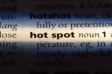 sıcak nokta Word'de bir sözlük. sıcak nokta kavramı.