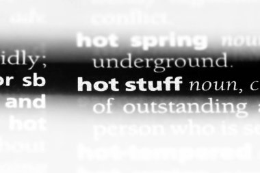 sıcak bir şeyler Word'de bir sözlük. sıcak bir şeyler kavramı.