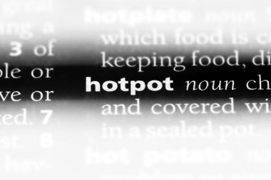 bir sözlüğü'ndeki Hotpot sözcüğü. Hotpot kavramı.