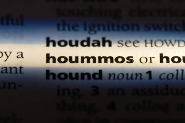 hoummos sözcük sözlüğe. hoummos kavramı.