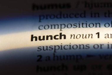 önsezi Word'de bir sözlük. önsezi kavramı.