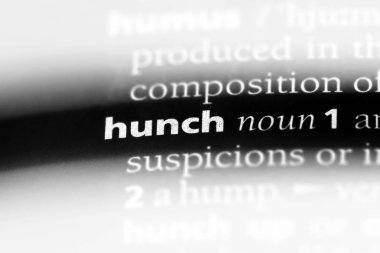 önsezi Word'de bir sözlük. önsezi kavramı.