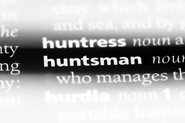 avcı Word'de bir sözlük. avcı kavramı.