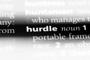 bir sözlüğü'ndeki engel sözcüğü. engel kavramı.