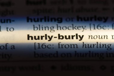 bir sözlüğü'ndeki Hurly iriyarı sözcüğü. Hurly iriyarı kavramı.