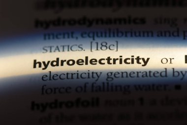 Hidroelektrik Word'de bir sözlük. Hidroelektrik kavramı.