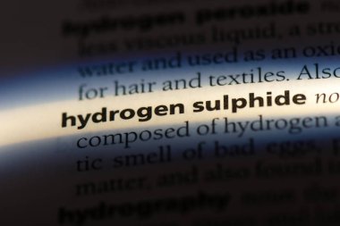 hidrojen sülfit sözcük sözlüğe. hidrojen sülfit kavramı.
