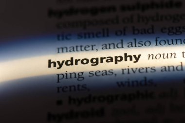 Hidrografi Word'de bir sözlük. Hidrografi kavramı.