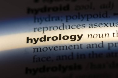 hidroloji Word'de bir sözlük. hidroloji kavramı.