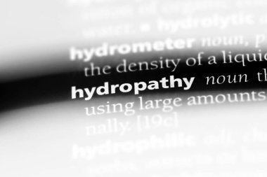 hydropathy sözcük sözlüğe. hydropathy kavramı.
