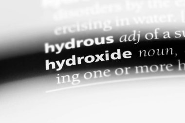 hidroksit Word'de bir sözlük. hidroksit kavramı.