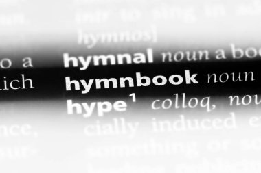 hymnbook sözcük sözlüğe. hymnbook kavramı.