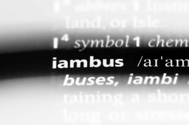 iambus sözcük sözlüğe. iambus kavramı.