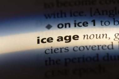 Buz Devri Word'de bir sözlük. Buz Devri kavramı.