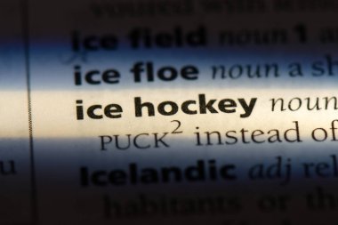 buz hokeyi Word'de bir sözlük. buz hokeyi kavramı.