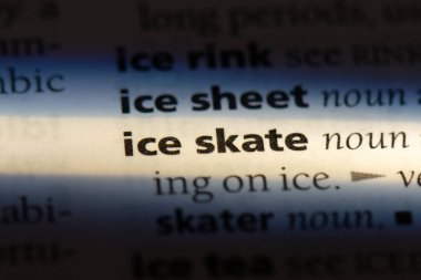 buz pateni Word'de bir sözlük. buz pateni kavramı.