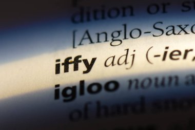 bir sözlüğü'ndeki şüpheli sözcüğü. şüpheli kavramı.