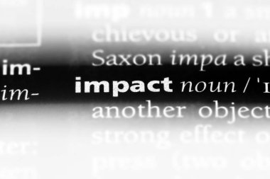 bir sözlüğü'ndeki etkisi sözcüğü. etkisi kavramı.