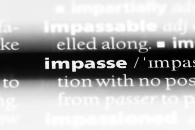 çıkmaz Word'de bir sözlük. çıkmaz kavramı.