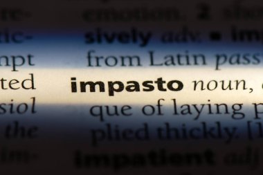 koyu renk boya Word'de bir sözlük. koyu renk boya kavramı.