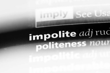 bir sözlük kaba Word'de. kaba kavramı.