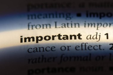 önemli kelime sözlüğe. önemli kavram.