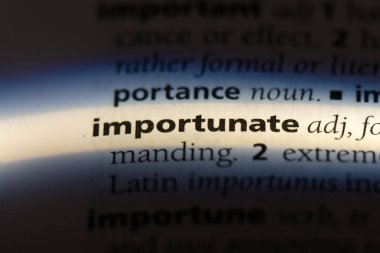 ısrarla tek kelimeyle bir sözlük. ısrarla kavramı.