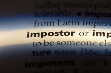 sahtekarın Word'de bir sözlük. sahtekâr kavramı.