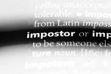 sahtekarın Word'de bir sözlük. sahtekâr kavramı.