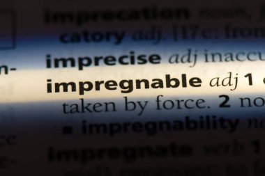 bir sözlüğü'ndeki zaptedilemez sözcüğü. zaptedilemez kavramı.