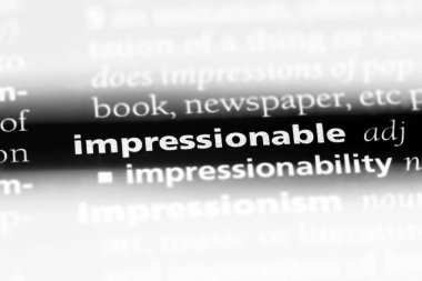 kolay kanan tek kelimeyle bir sözlük. duyarlı kavramı.