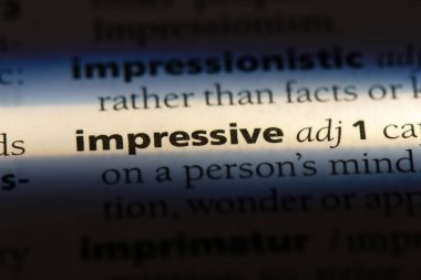 etkileyici kelime sözlüğe. etkileyici kavramı.