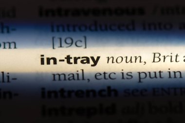 Sözlükteki tepsi Word'de. Tepsi kavramında.